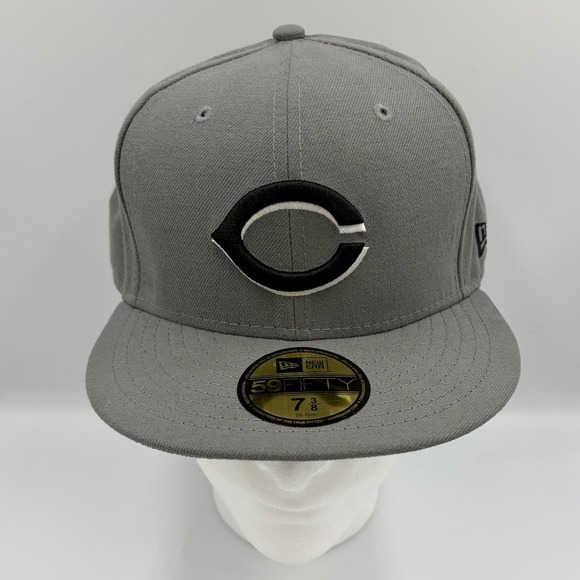 New Era Other - Cincinnati Reds MLB Gray New Era 59Fifty 7 1/2 Men's Fitted Hat Baseball Cap